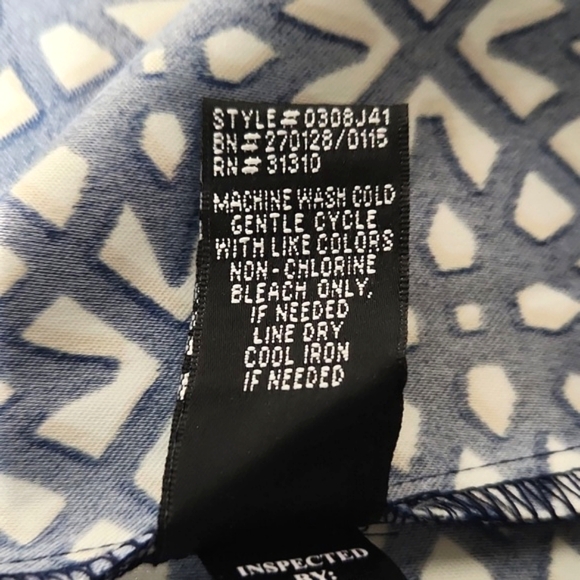 Alyx Sleeveless Geometric Design  Knee Length Shift Dress Size 10 - Picture 8 of 9